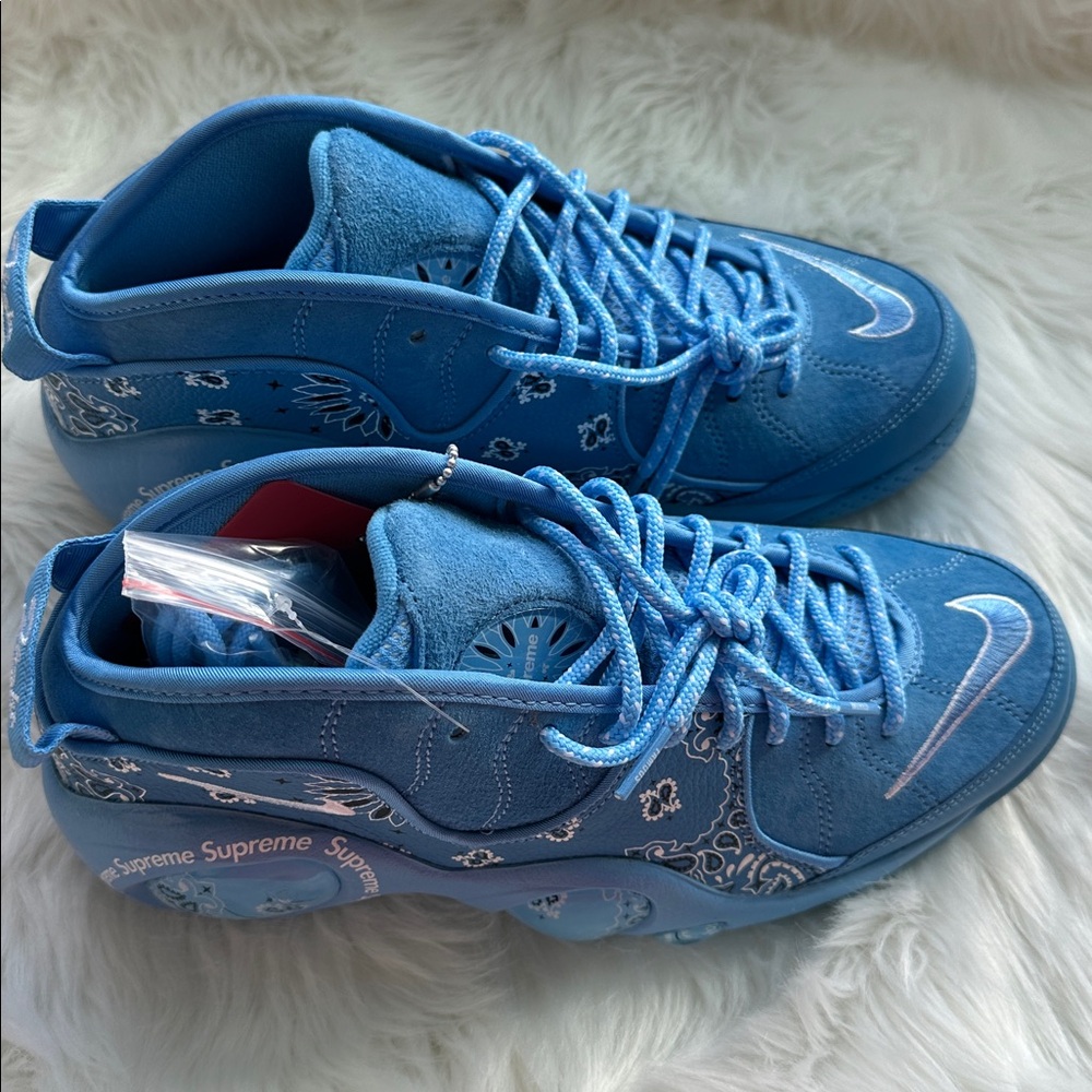 Nike x Supreme Air Zoom Flight 95 SP 'University Blue - Picture 3 of 9